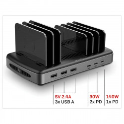 Station de charge USB 6...